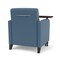 Lesro Siena Lounge Reception Guest Chair W/ Swivel Tablet, 27 in W 29.5 in L 32.5 in H SN1101 - alternate 2